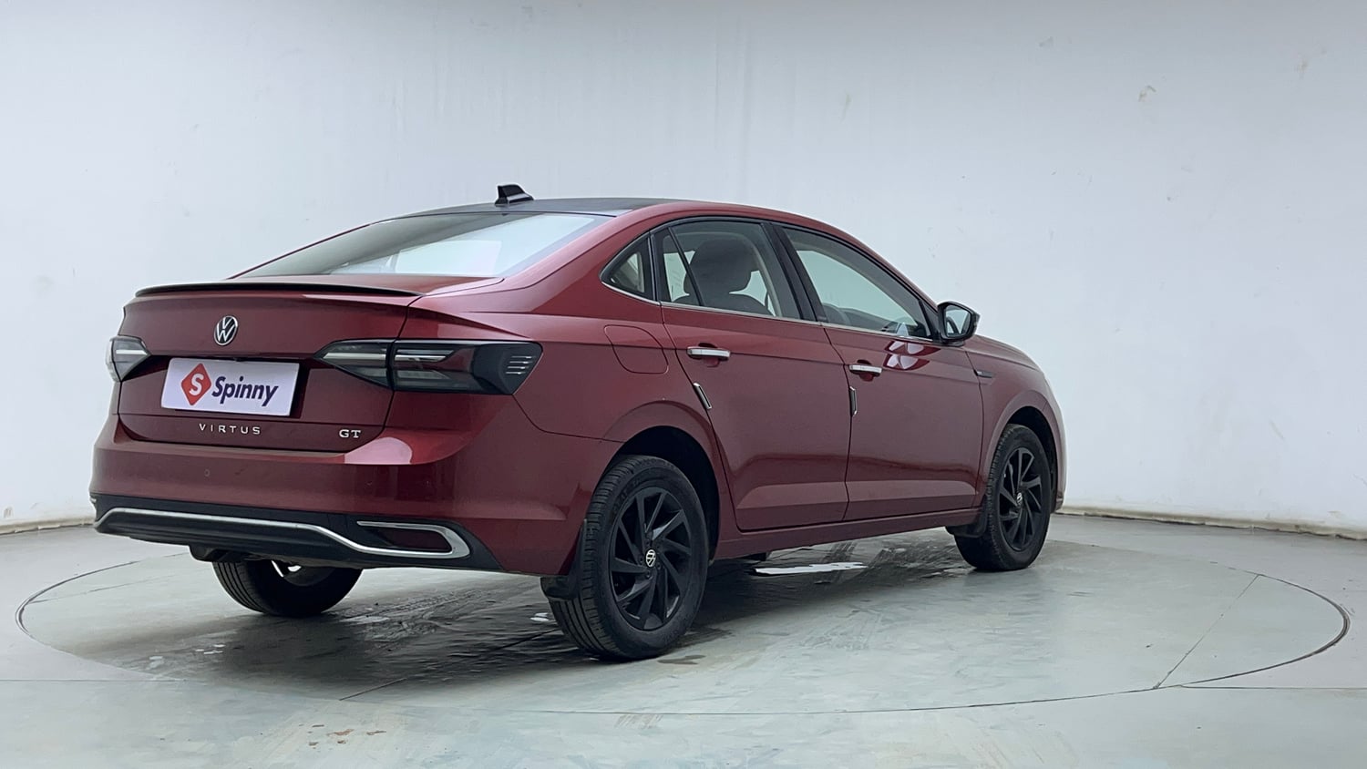 Used 2023 Volkswagen Virtus GT Plus 1.5 TSI EVO DSG Petrol Automatic exterior RIGHT REAR CORNER VIEW