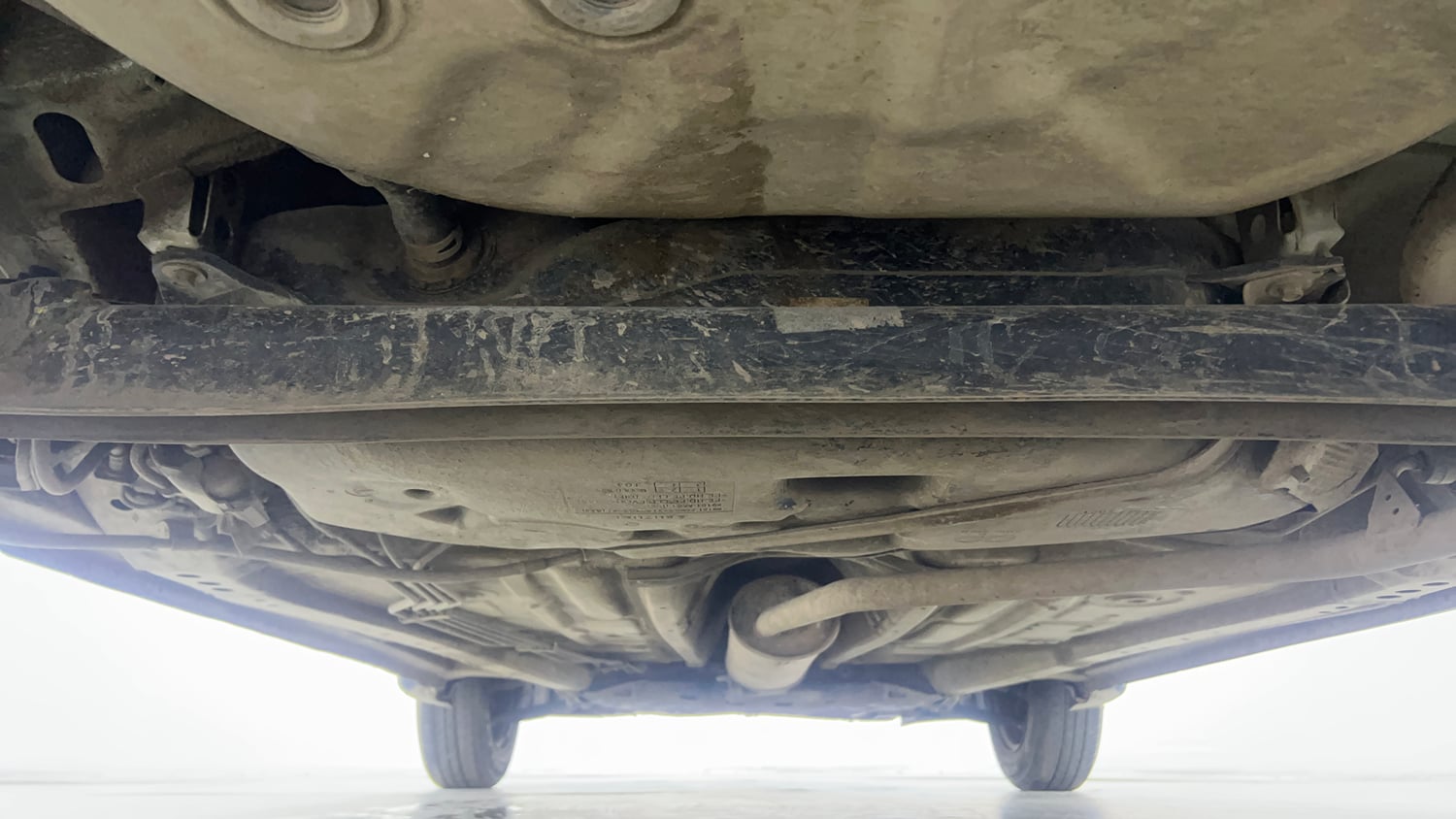 Used 2021 Maruti Suzuki Wagon R ZXi 1.2 Petrol Manual extra REAR UNDERBODY VIEW (TAKEN FROM REAR)
