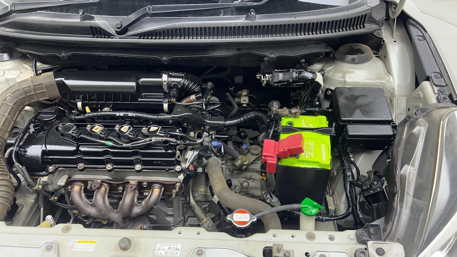 Used 2017 Maruti Suzuki Baleno Alpha 1.2 Petrol Manual engine ENGINE LEFT SIDE VIEW