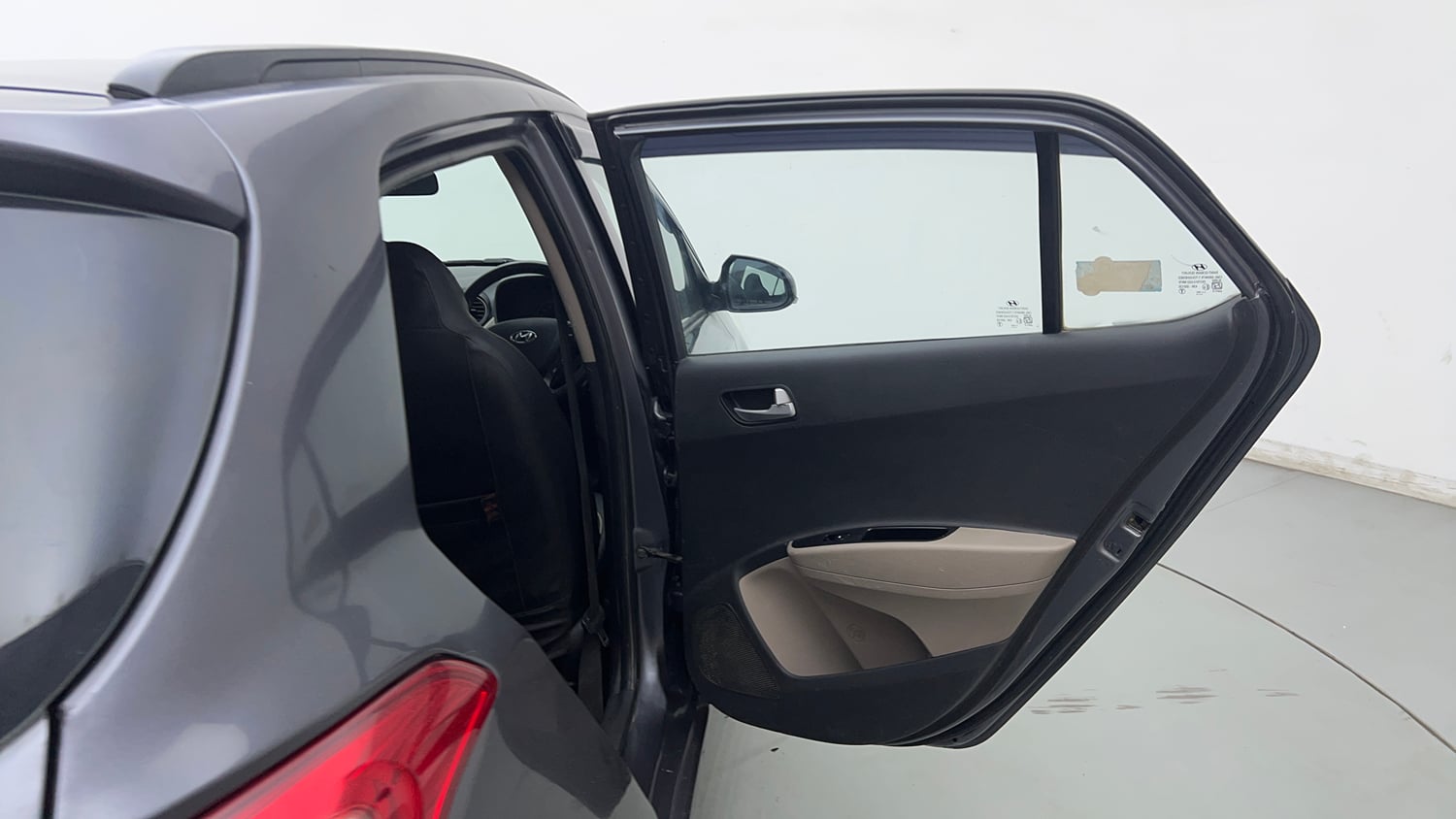 Used 2016 Hyundai Grand i10 Sportz 1.2 Kappa VTVT Petrol Manual interior RIGHT REAR DOOR OPEN VIEW