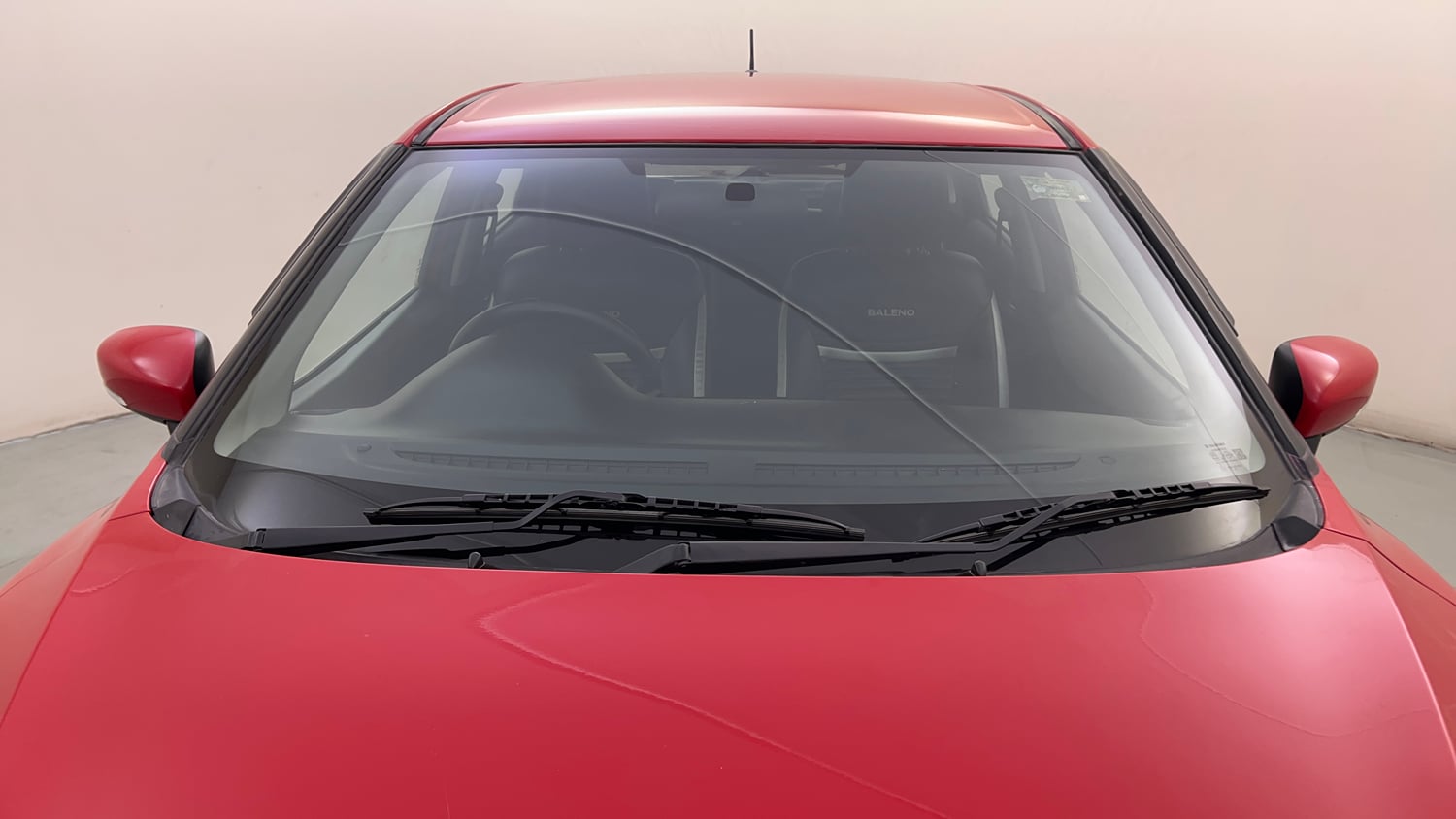 Used 2018 Maruti Suzuki Baleno Delta 1.2 Petrol Manual exterior FRONT WINDSHIELD VIEW