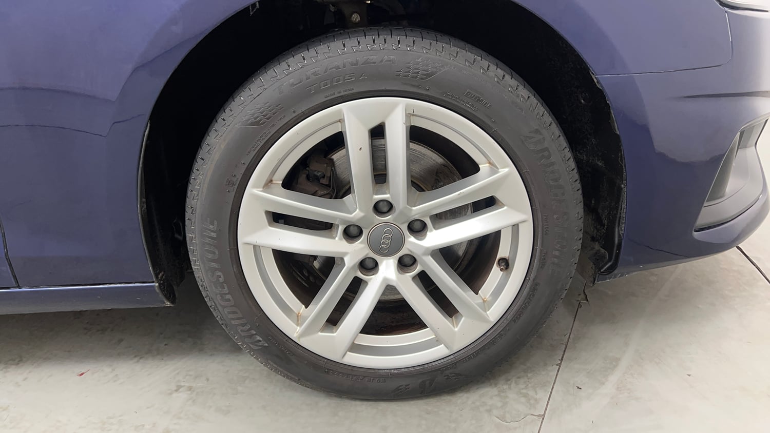 Used 2021 Audi A4 Premium Plus 40 TFSI Petrol Automatic tyres RIGHT FRONT TYRE RIM VIEW