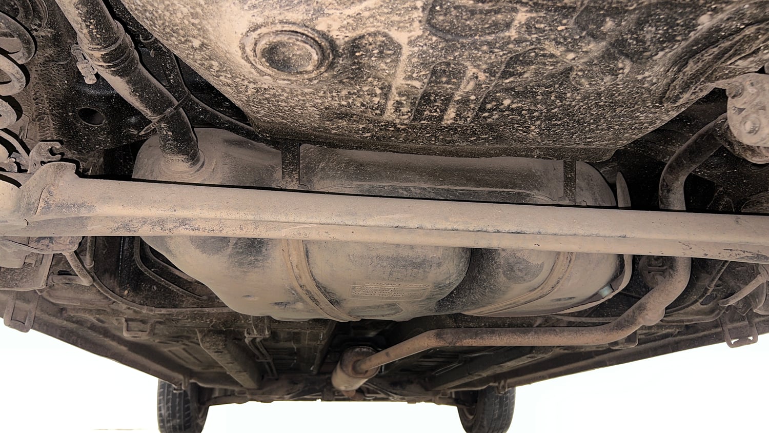Used 2014 Maruti Suzuki Celerio VXi Petrol Manual extra REAR UNDERBODY VIEW (TAKEN FROM REAR)