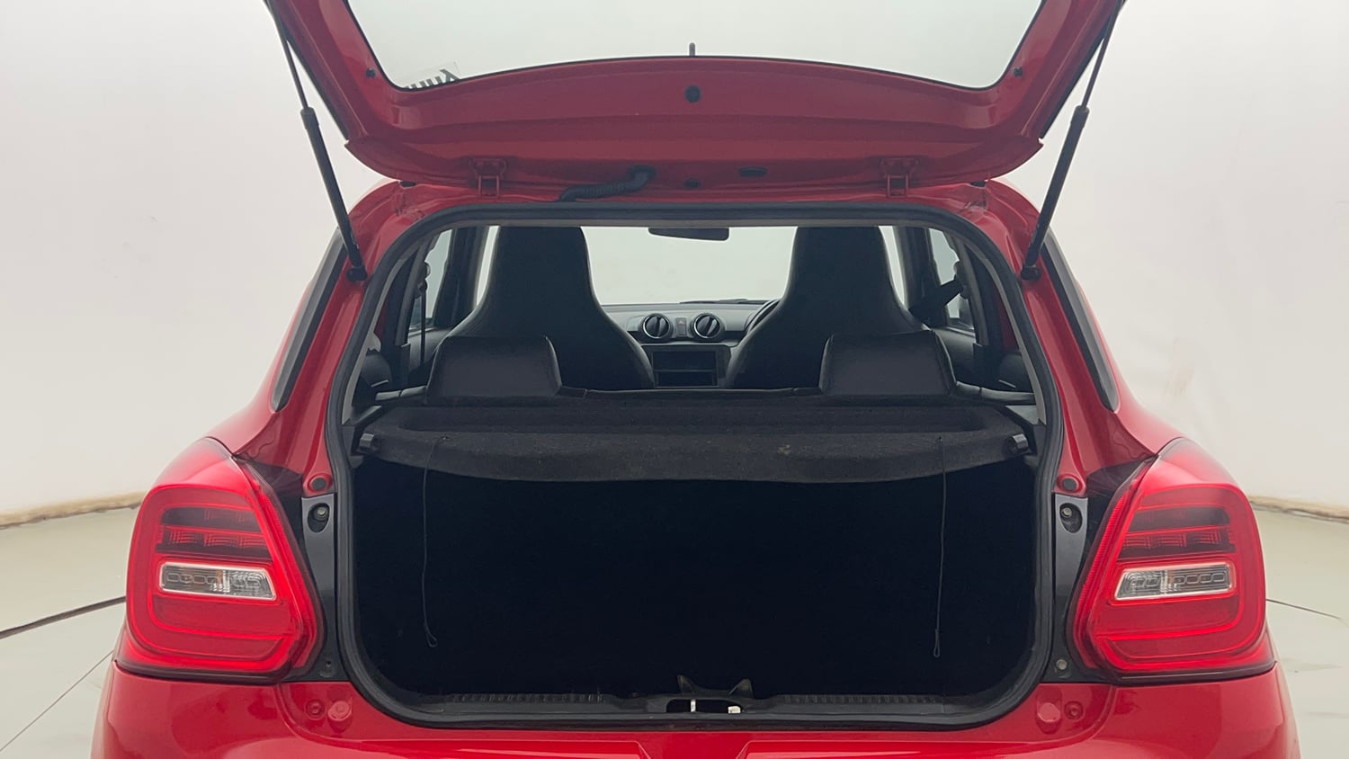 Used 2021 Maruti Suzuki Swift LXi Petrol Manual interior DICKY INSIDE VIEW