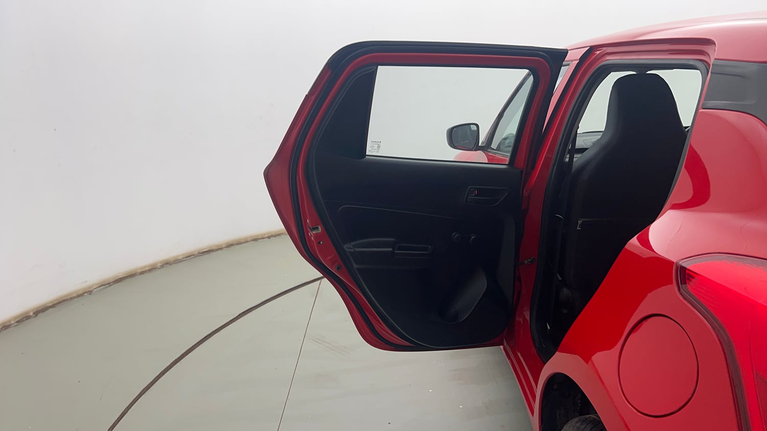 Used 2021 Maruti Suzuki Swift LXi Petrol Manual interior LEFT REAR DOOR OPEN VIEW