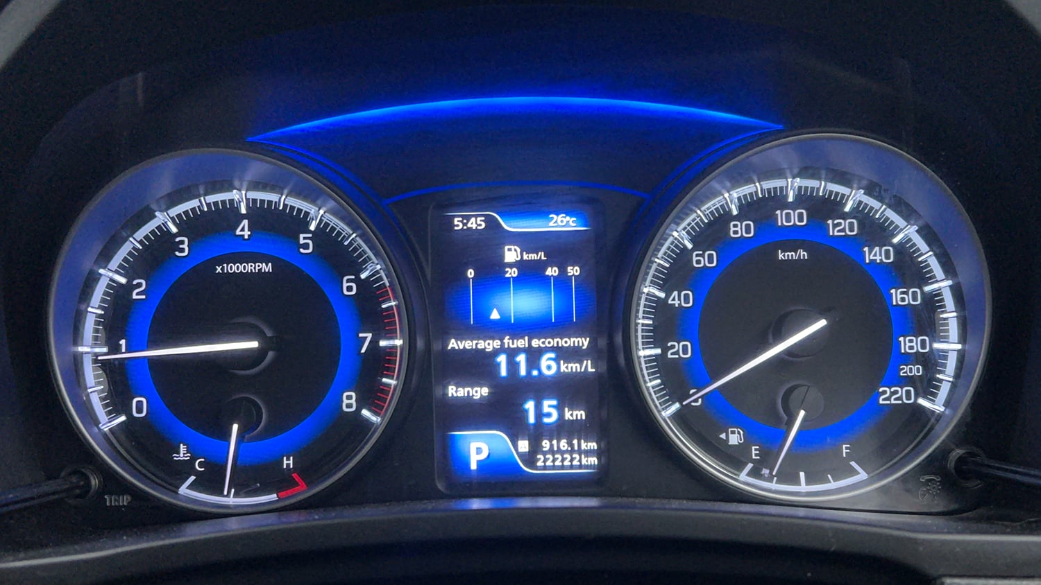 Used 2019 Maruti Suzuki Baleno Zeta Automatic Petrol Automatic interior CLUSTERMETER VIEW