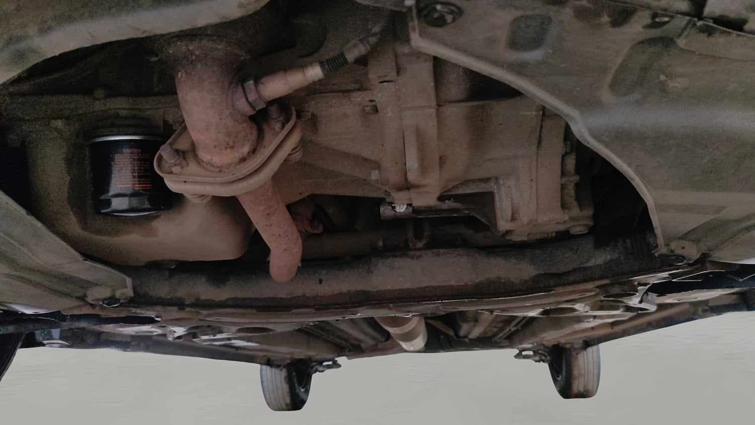Used 2015 Maruti Suzuki Swift Dzire VXI Petrol Manual extra FRONT LEFT UNDERBODY VIEW