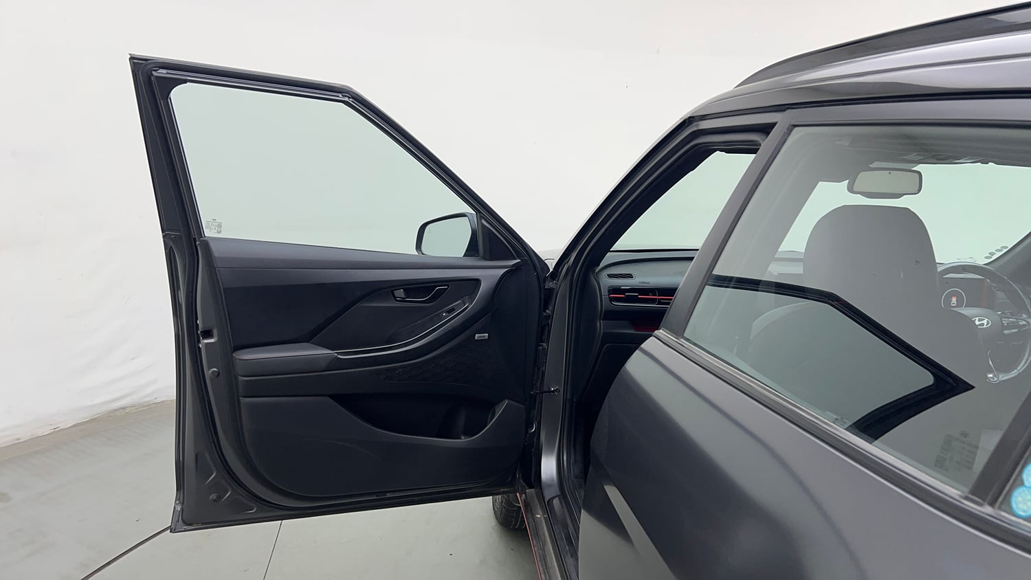 Used 2024 Hyundai Creta N-Line N10 1.5 Turbo DCT Petrol Automatic interior LEFT FRONT DOOR OPEN VIEW