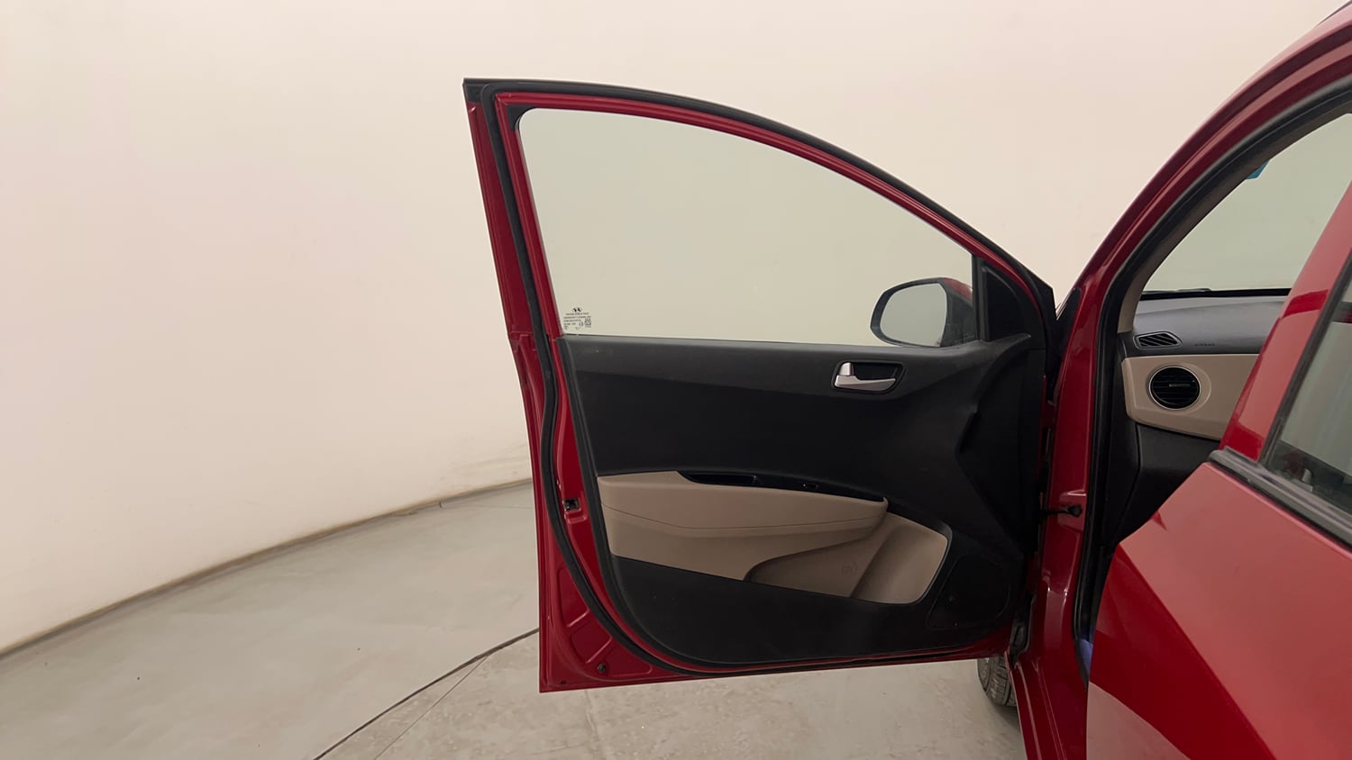 Used 2017 Hyundai Grand i10 Sportz (O) AT 1.2 Kappa VTVT Petrol Automatic interior LEFT FRONT DOOR OPEN VIEW