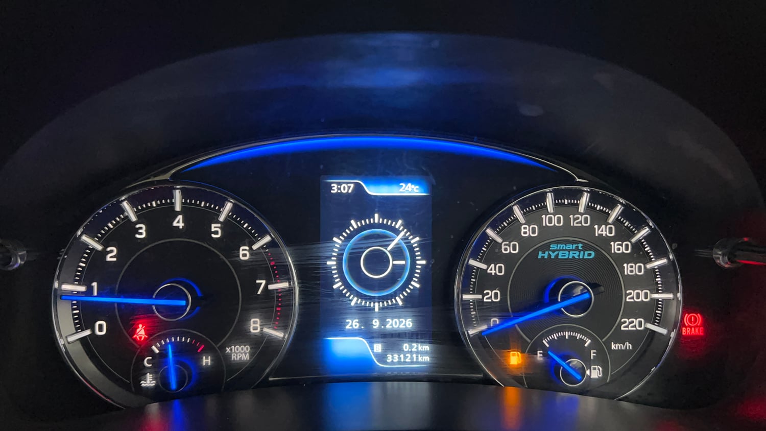 Used 2019 Maruti Suzuki Ciaz Alpha Hybrid 1.5 Petrol Manual interior CLUSTERMETER VIEW