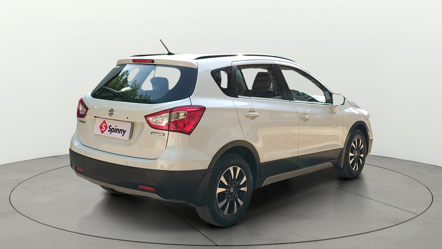 Used 2021 Maruti Suzuki S-Cross Zeta Petrol Manual exterior RIGHT REAR CORNER VIEW