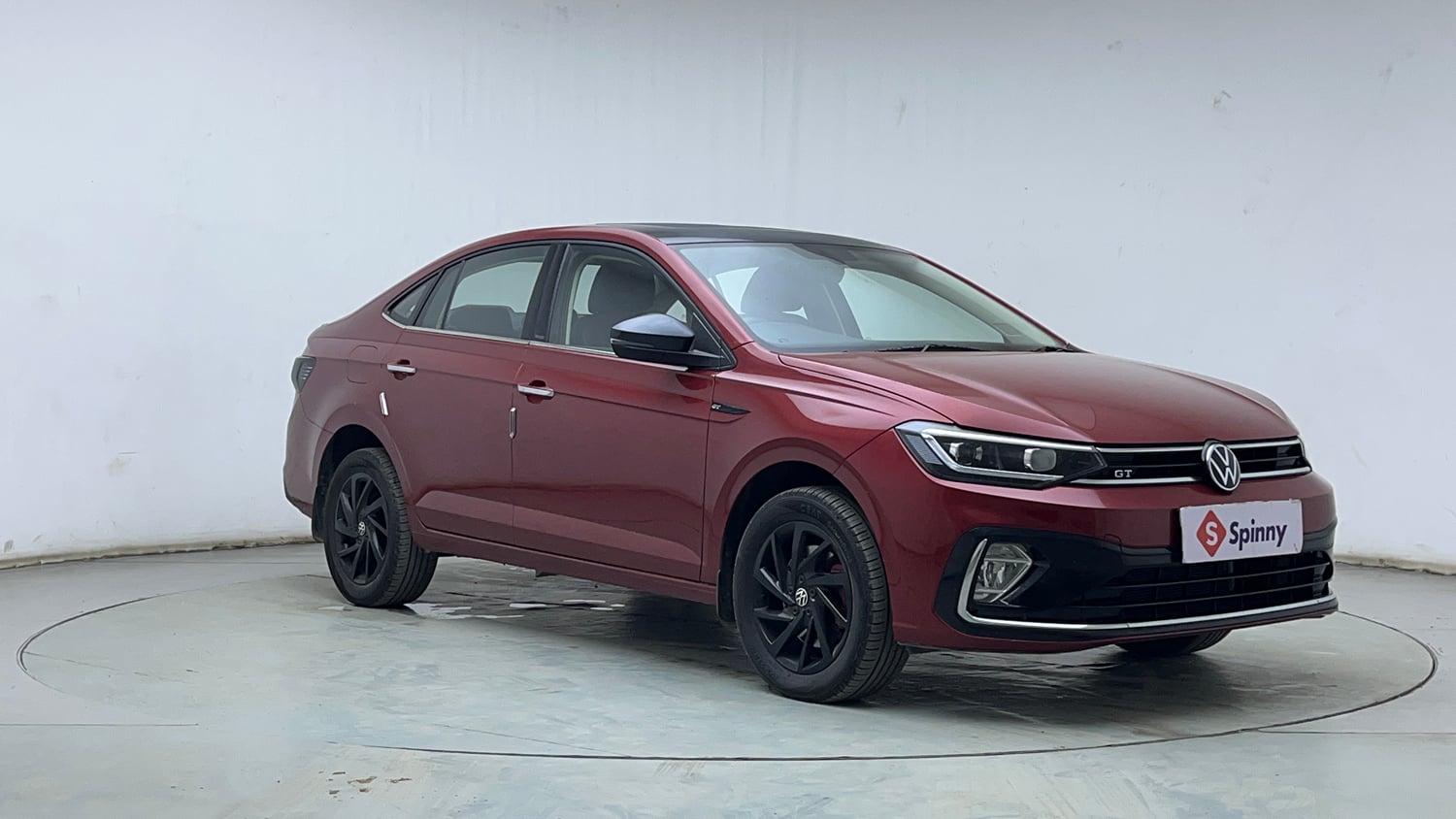 Used 2023 Volkswagen Virtus GT Plus 1.5 TSI EVO DSG Petrol Automatic exterior RIGHT FRONT CORNER VIEW