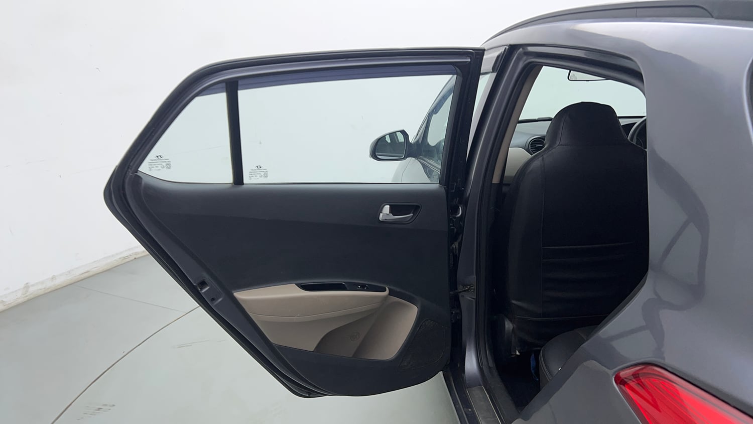Used 2016 Hyundai Grand i10 Sportz 1.2 Kappa VTVT Petrol Manual interior LEFT REAR DOOR OPEN VIEW