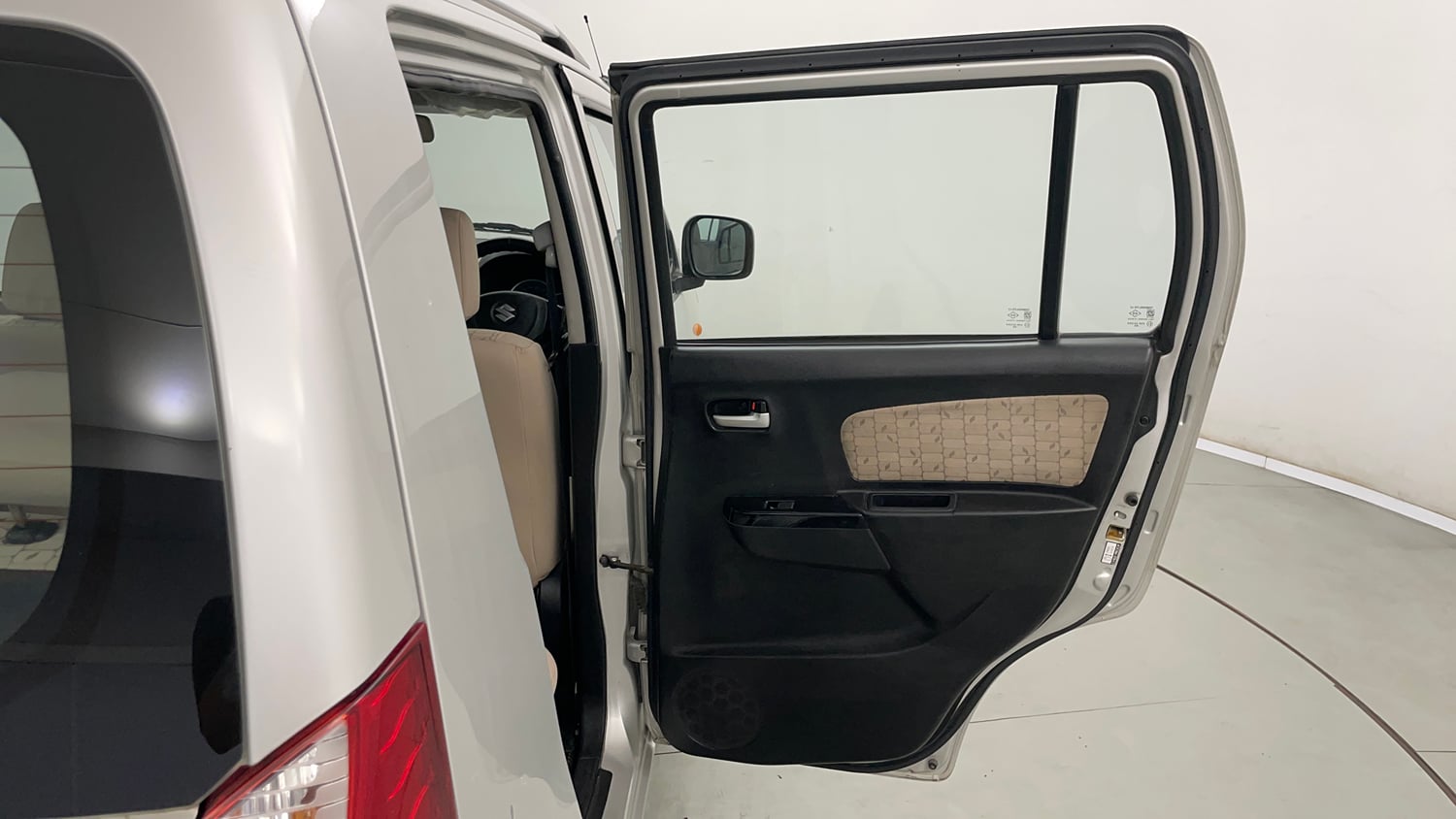 Used 2017 Maruti Suzuki Wagon R 1.0 VXI AMT Petrol Automatic interior RIGHT REAR DOOR OPEN VIEW