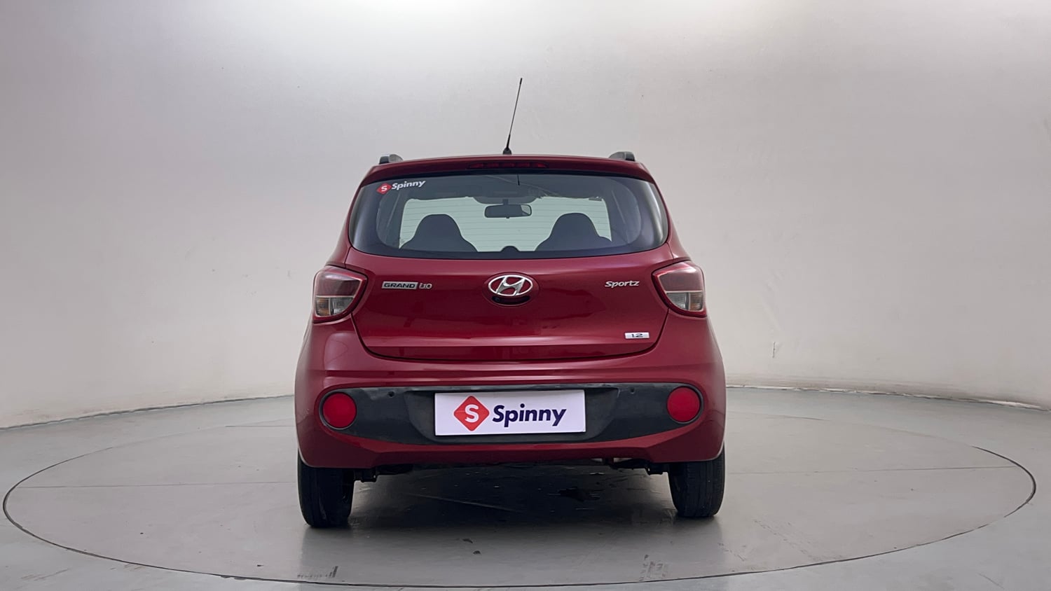 Used 2018 Hyundai Grand i10 Sportz (O) 1.2 Kappa VTVT Petrol Manual exterior BACK VIEW