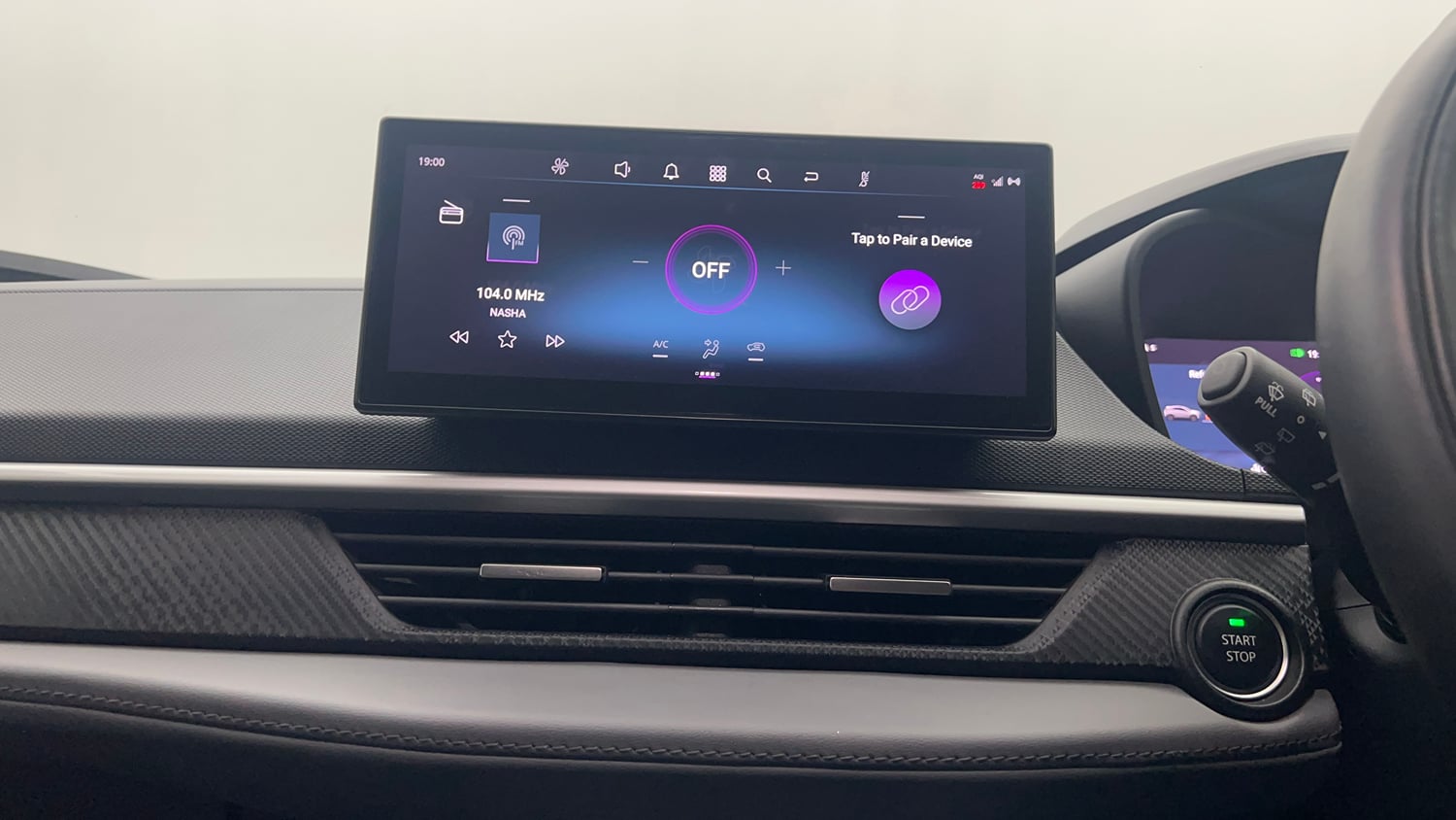 Used 2025 Tata Nexon Fearless Plus (PS) 1.5 Diesel 6AMT Dual Tone Diesel Automatic interior MUSIC SYSTEM & AC CONTROL VIEW
