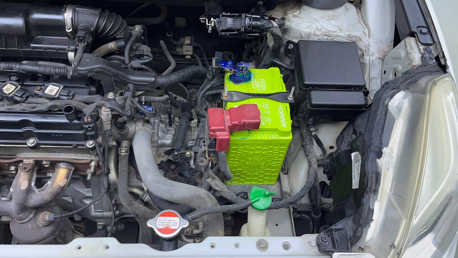 Used 2017 Maruti Suzuki Baleno Zeta 1.2 AT Petrol Automatic engine ENGINE LEFT SIDE VIEW