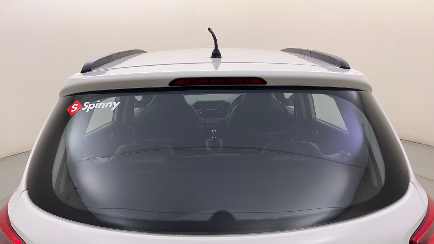 Used 2014 Hyundai Grand i10 Sportz 1.2 Kappa VTVT Petrol Manual exterior BACK WINDSHIELD VIEW