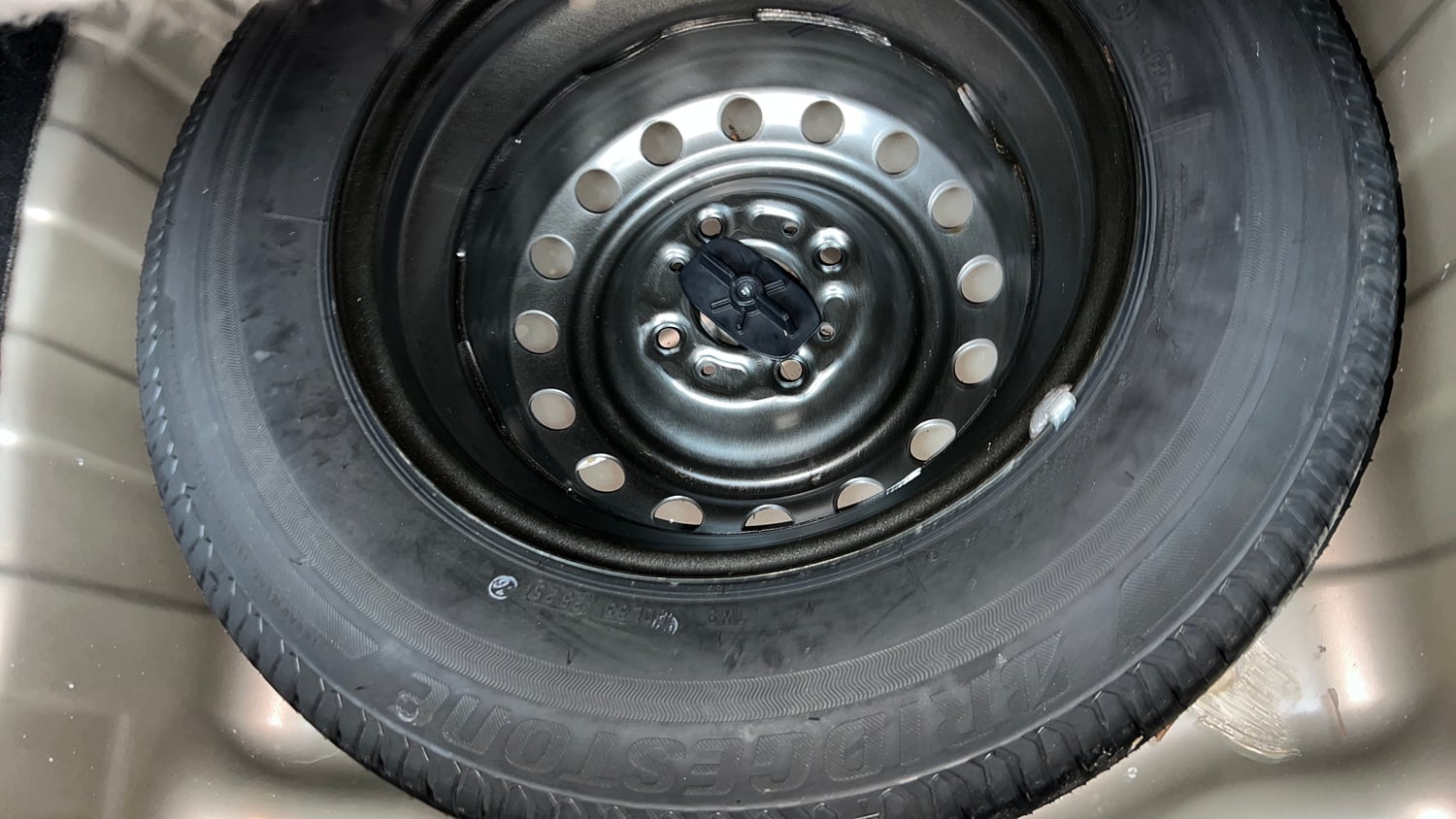 Used 2025 Tata Altroz Creative S Petrol 5AMT Petrol Automatic tyres SPARE TYRE VIEW