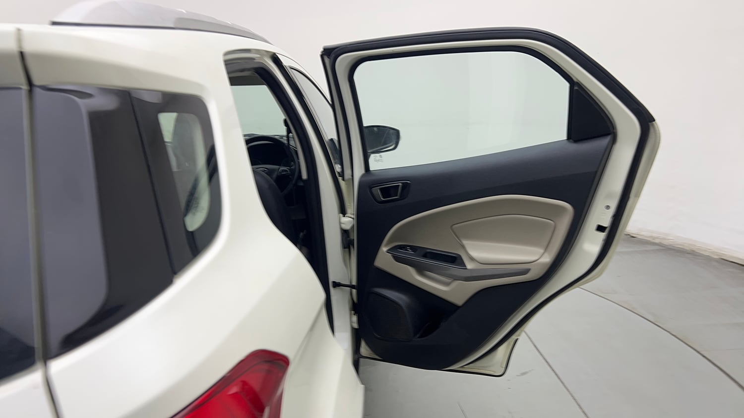Used 2021 Ford EcoSport Titanium 1.5L Ti-VCT Petrol Manual interior RIGHT REAR DOOR OPEN VIEW