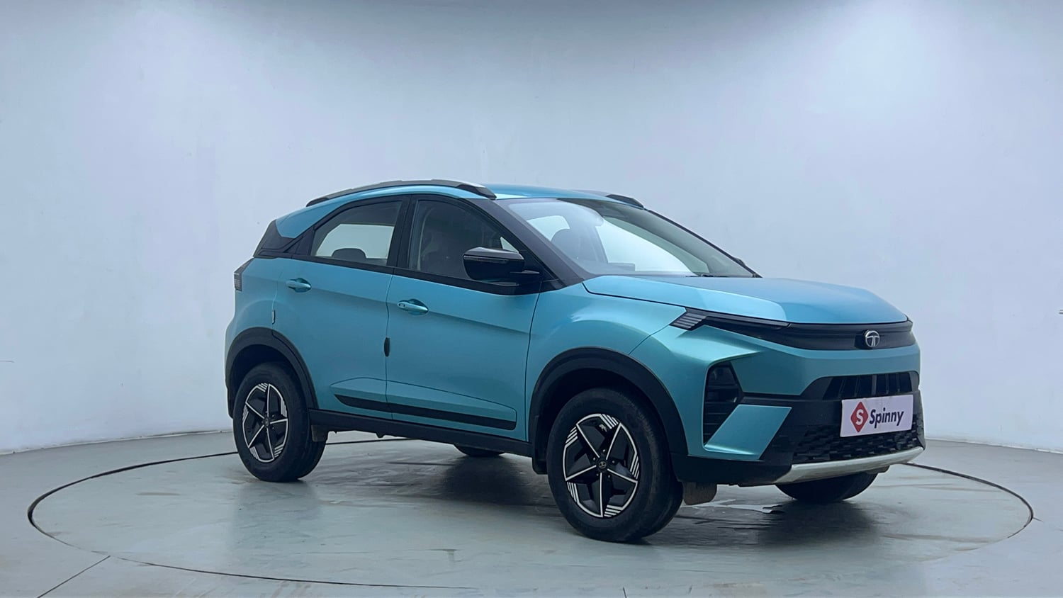 Used 2024 Tata Nexon Creative 1.2 Revotron Petrol 6AMT Petrol Automatic exterior RIGHT FRONT CORNER VIEW