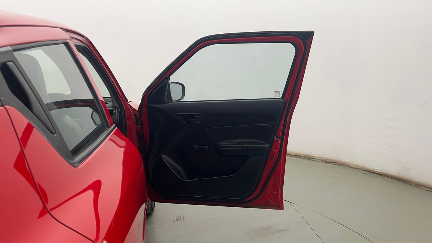 Used 2021 Maruti Suzuki Swift LXi Petrol Manual interior RIGHT FRONT DOOR OPEN VIEW