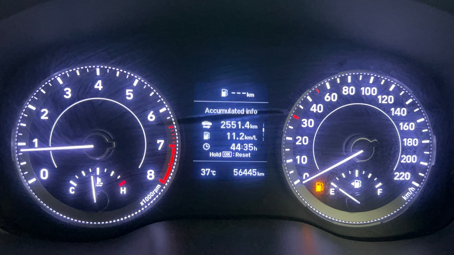 Used 2019 hyundai Venue SX 1.0 (O) Turbo Petrol Petrol Manual interior CLUSTERMETER VIEW