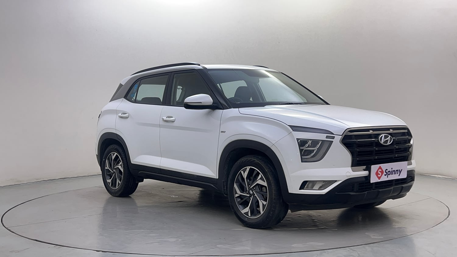 Used 2022 Hyundai Creta SX (O) 1.4 Turbo 7 DCT Petrol Automatic exterior RIGHT FRONT CORNER VIEW