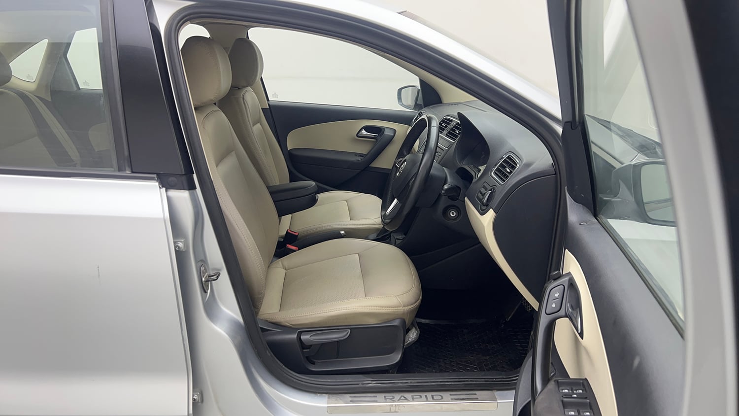 Used 2018 Skoda Rapid Ambition 1.6 MPI AT Petrol Automatic interior RIGHT SIDE FRONT DOOR CABIN VIEW