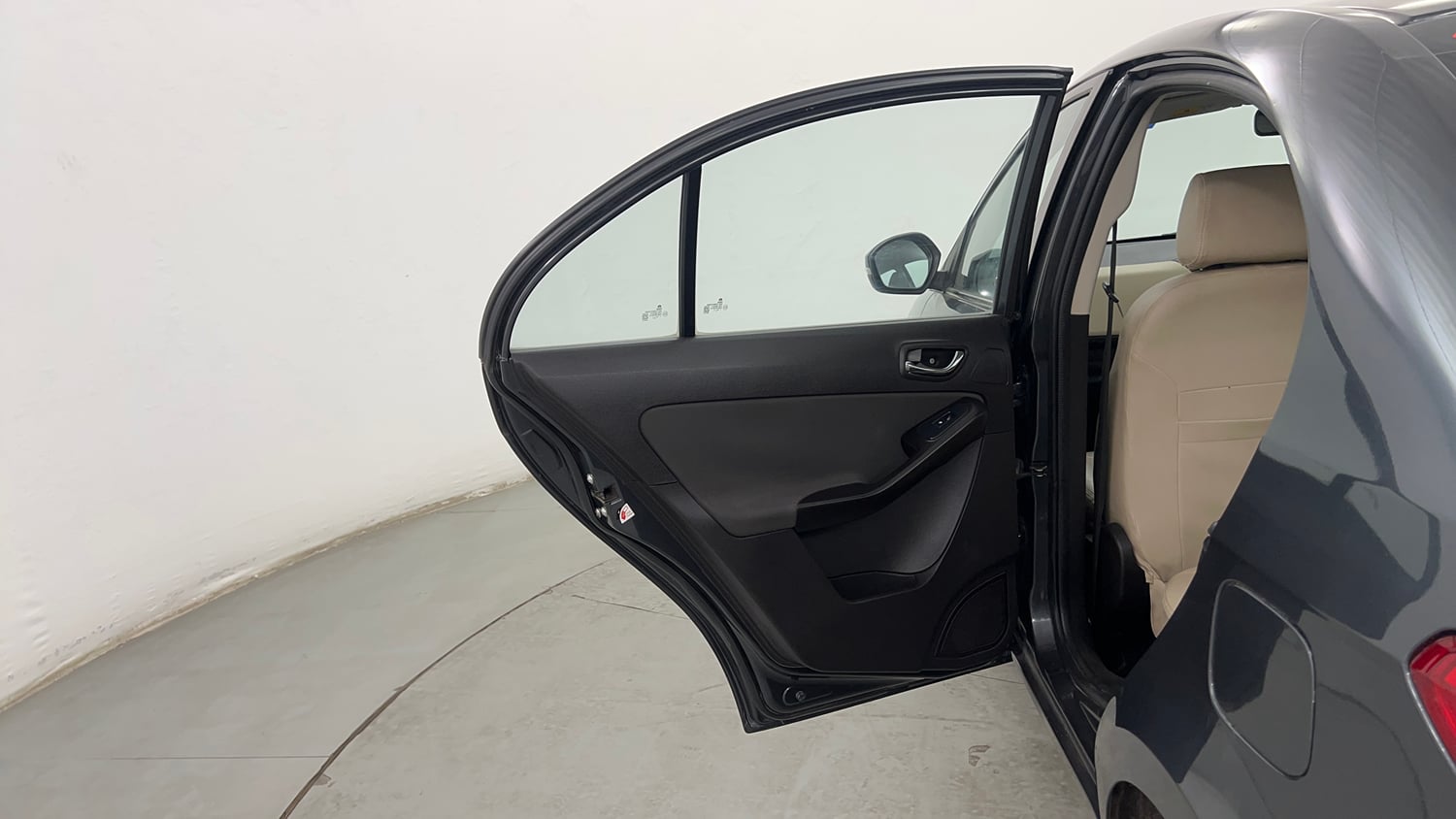 Used 2016 Tata Zest XT Petrol Petrol Manual interior LEFT REAR DOOR OPEN VIEW