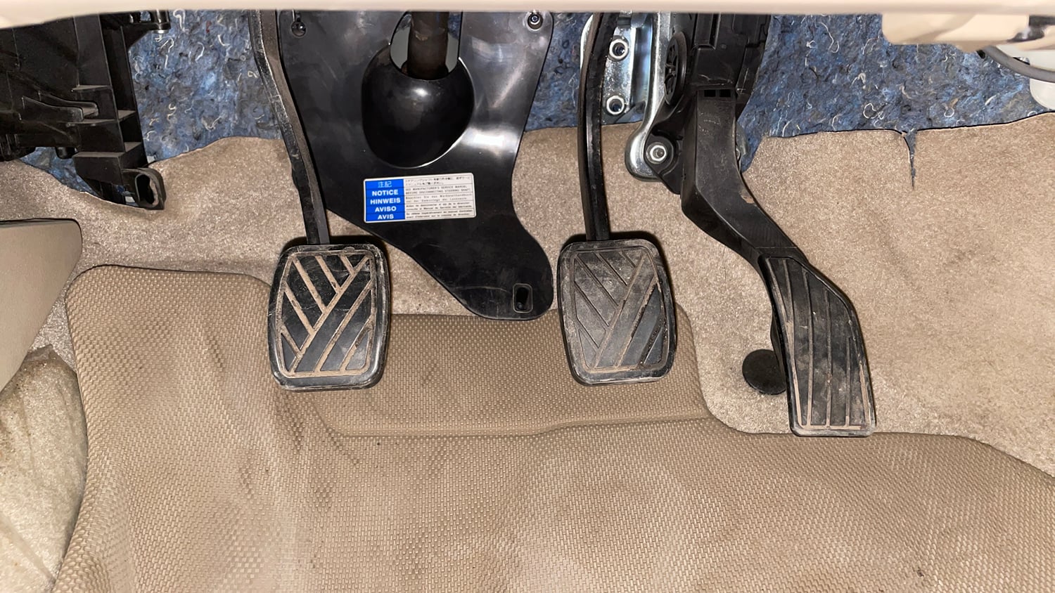Used 2019 null Petrol Manual interior PEDALS VIEW
