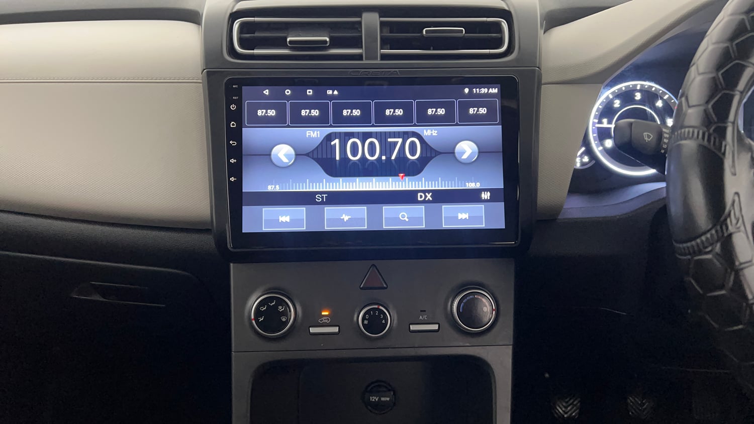 Used 2023 Hyundai Creta E 1.5 Diesel Diesel Manual interior MUSIC SYSTEM & AC CONTROL VIEW