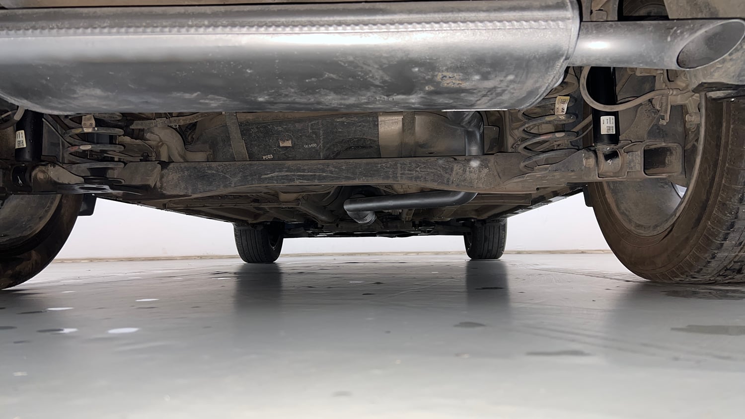 Used 2020 Kia Seltos GTX 1.4 Petrol Manual extra REAR UNDERBODY VIEW (TAKEN FROM REAR)