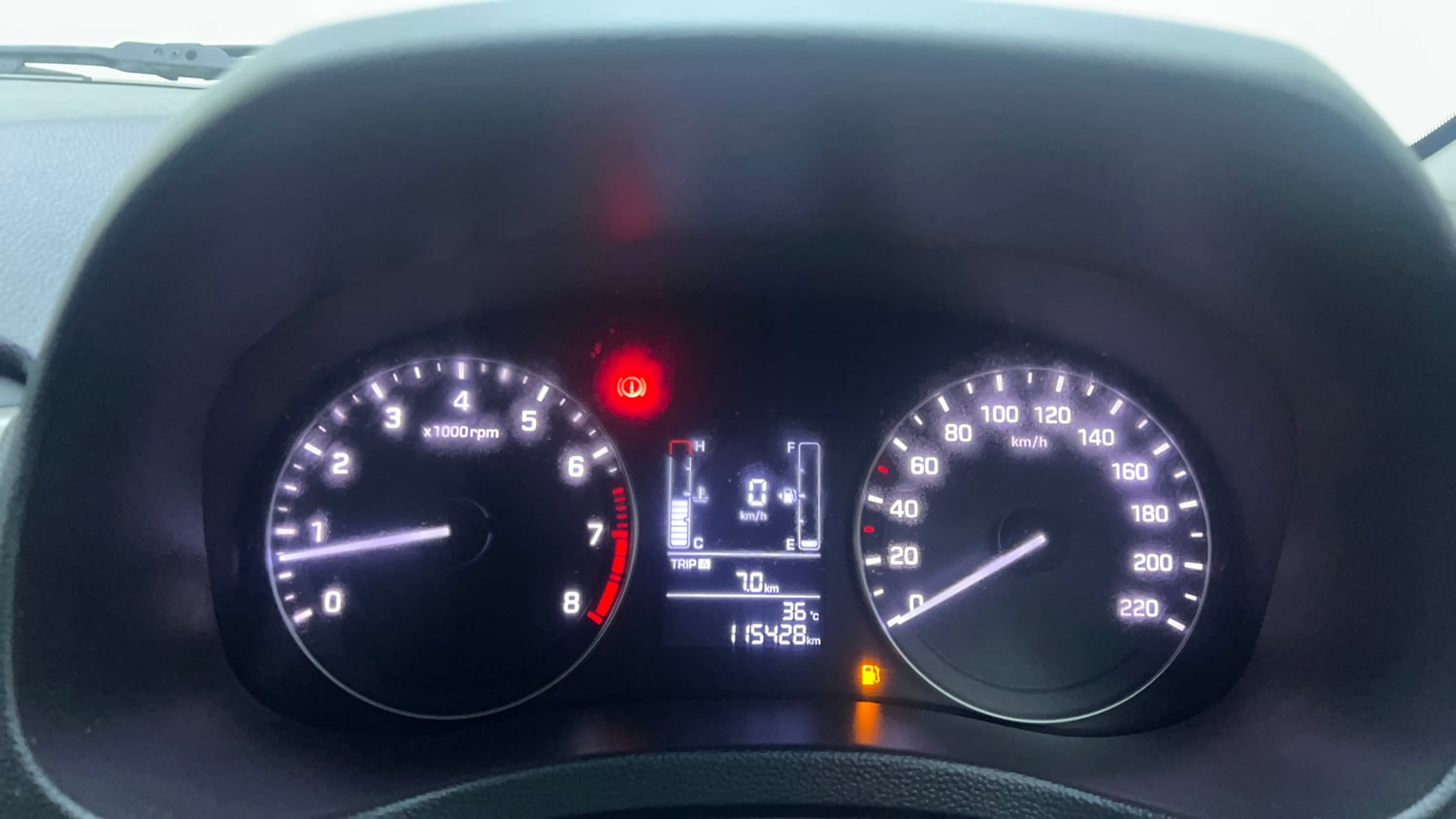 Used 2017 Hyundai Creta 1.6 SX Plus Petrol Special Edition Petrol Manual interior CLUSTERMETER VIEW