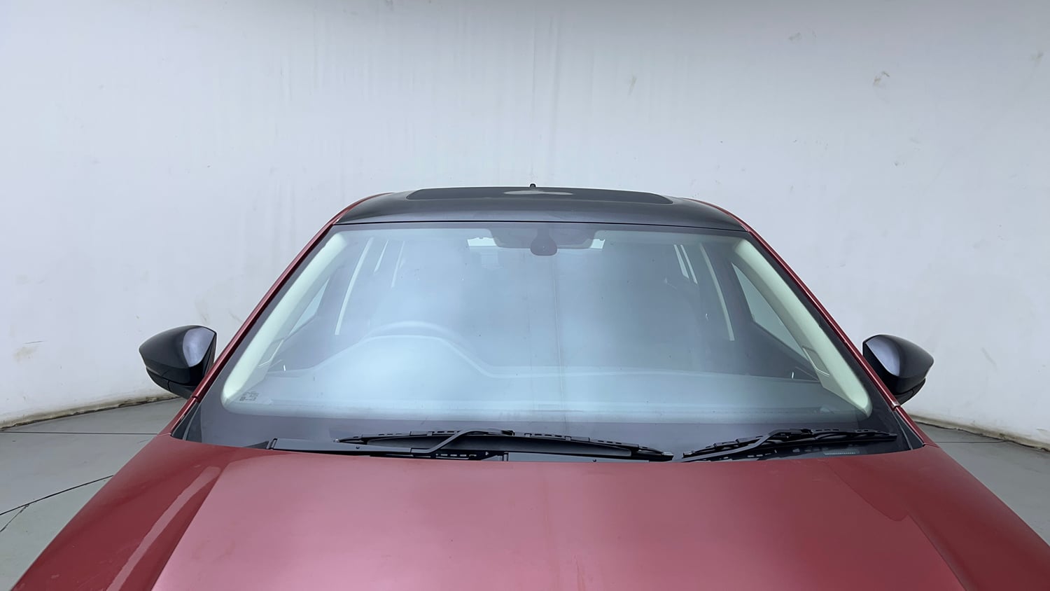 Used 2023 Volkswagen Virtus GT Plus 1.5 TSI EVO DSG Petrol Automatic exterior FRONT WINDSHIELD VIEW
