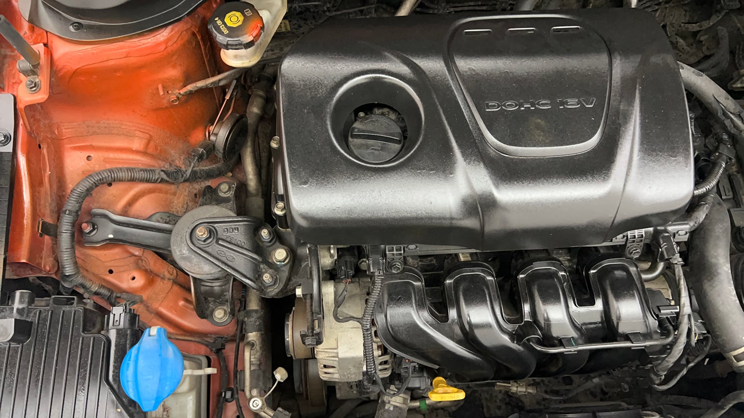Used 2018 Hyundai Verna EX 1.6 VTVT AT Petrol Automatic engine ENGINE RIGHT SIDE VIEW