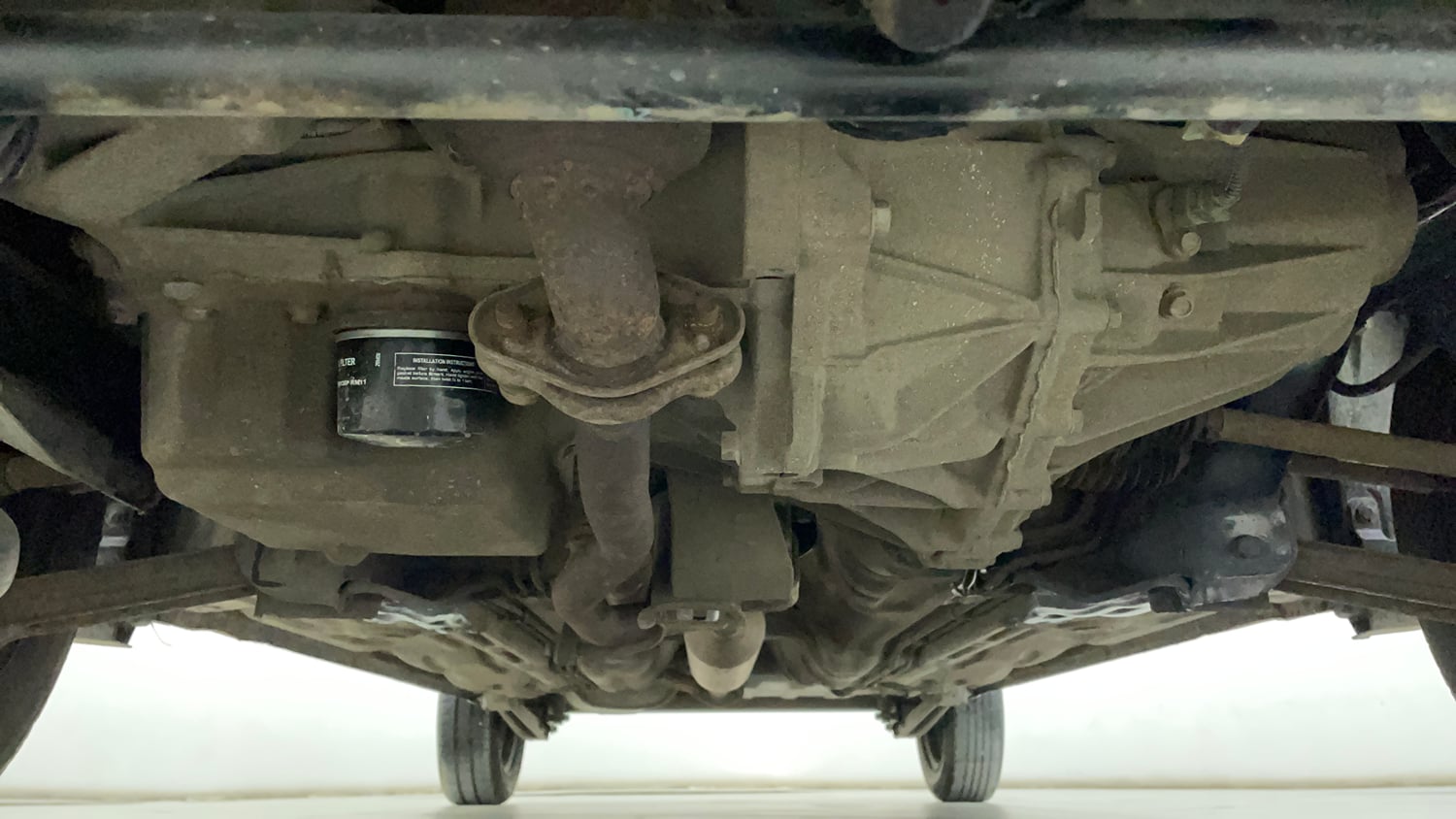 Used 2015 Maruti Suzuki Alto K10 VXi AMT Petrol Automatic extra FRONT LEFT UNDERBODY VIEW