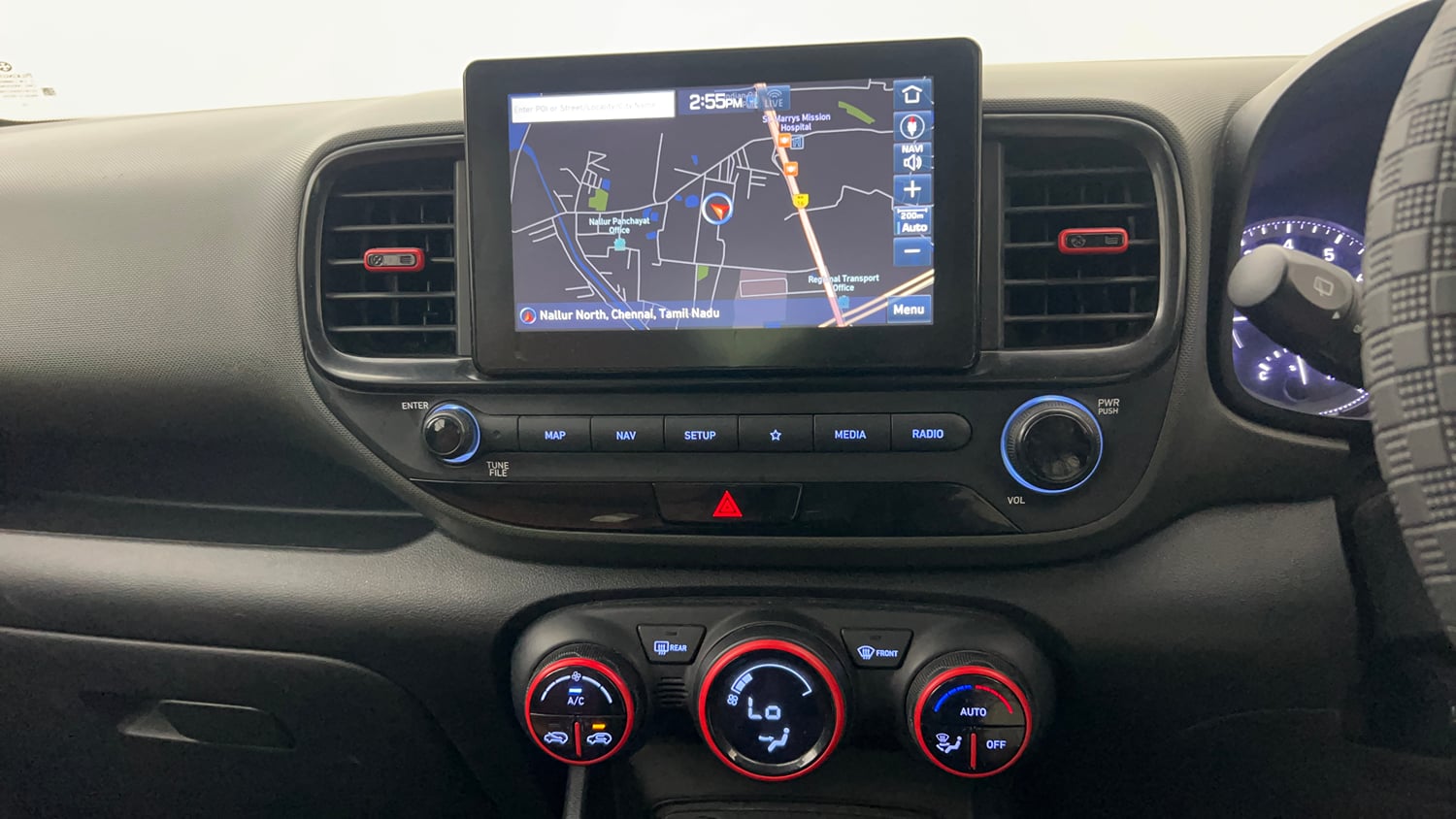Used 2019 hyundai Venue SX 1.0 (O) Turbo Petrol Petrol Manual interior MUSIC SYSTEM & AC CONTROL VIEW