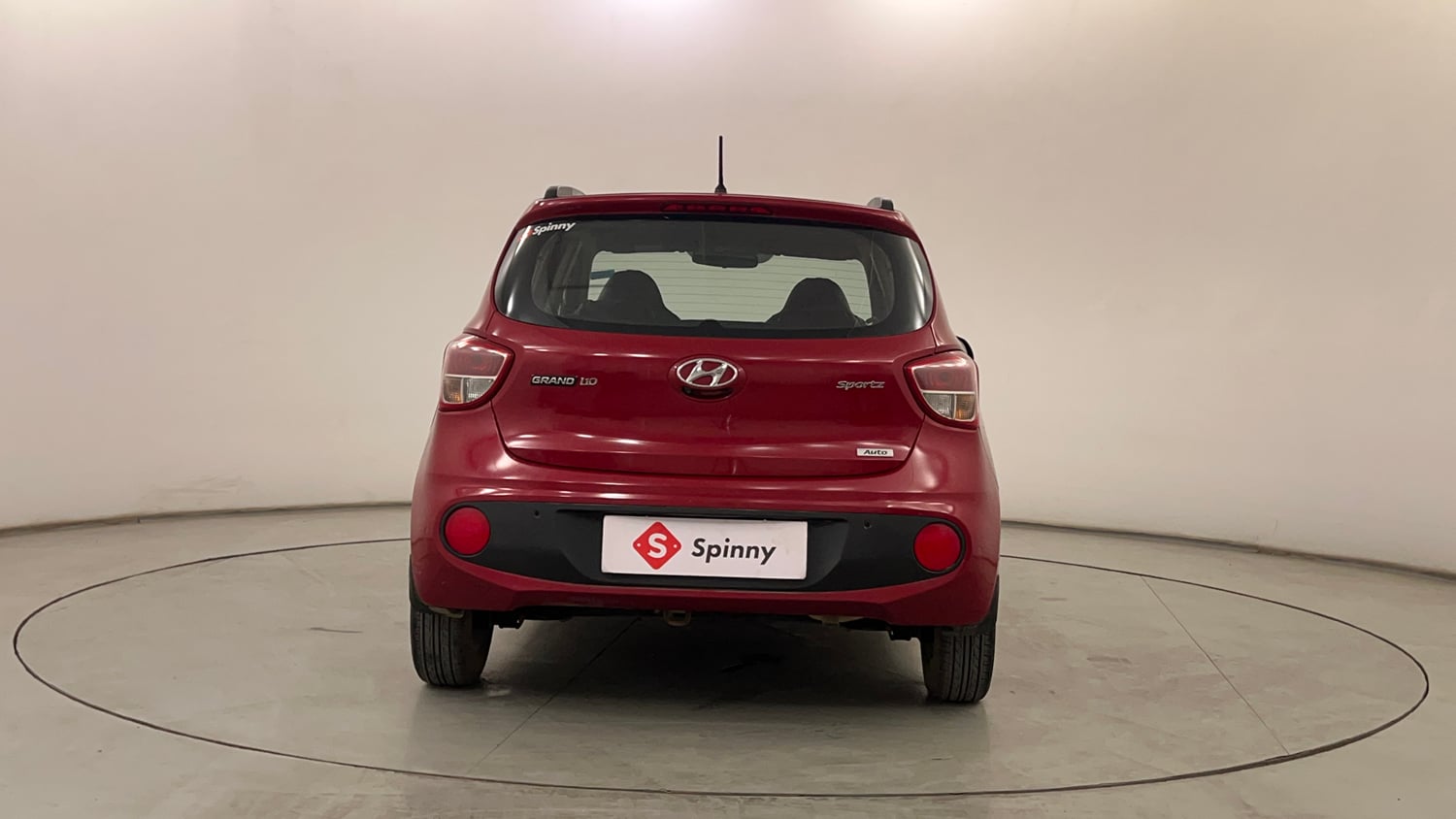 Used 2017 Hyundai Grand i10 Sportz (O) AT 1.2 Kappa VTVT Petrol Automatic exterior BACK VIEW