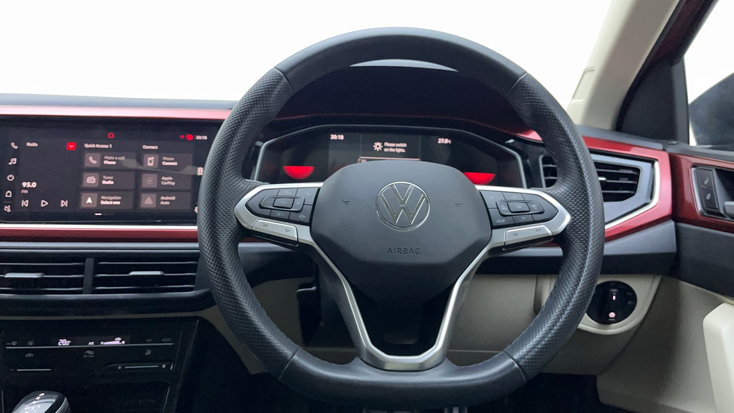 Used 2023 Volkswagen Virtus GT Plus 1.5 TSI EVO DSG Petrol Automatic interior STEERING VIEW
