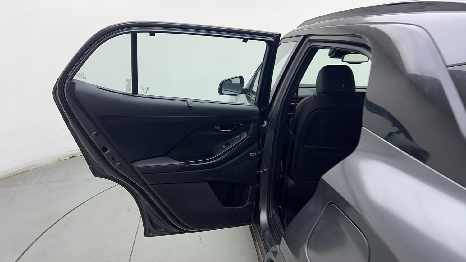 Used 2024 Hyundai Creta N-Line N10 1.5 Turbo DCT Petrol Automatic interior LEFT REAR DOOR OPEN VIEW