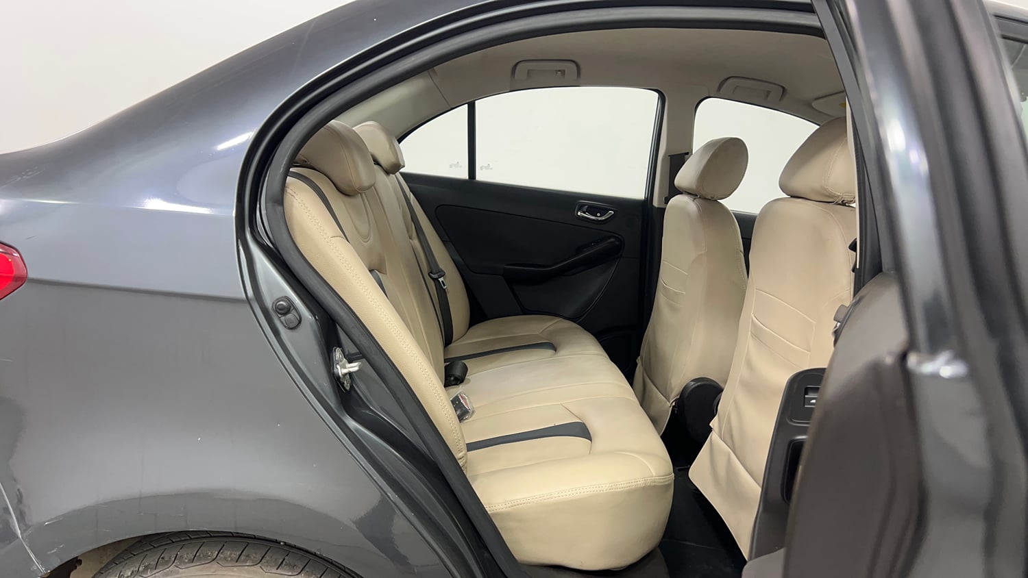 Used 2016 Tata Zest XT Petrol Petrol Manual interior RIGHT SIDE REAR DOOR CABIN VIEW