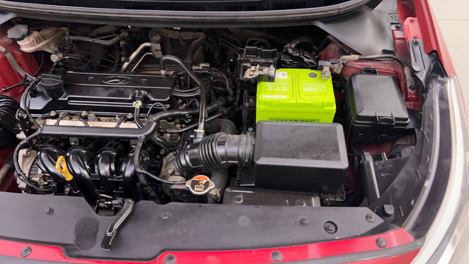 Used 2017 Hyundai Elite i20 Sportz 1.2 Petrol Manual engine ENGINE LEFT SIDE VIEW