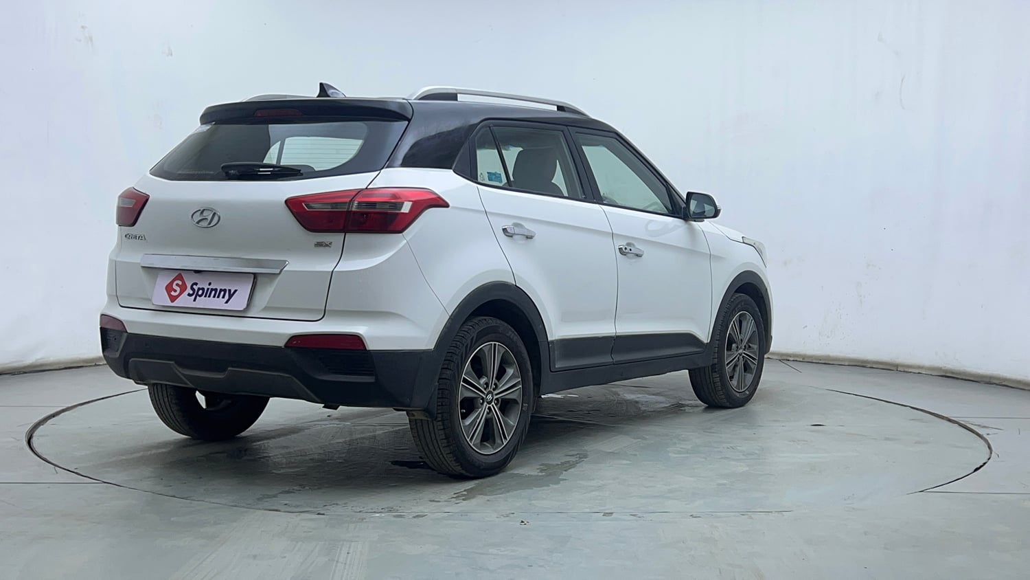 Used 2017 Hyundai Creta 1.6 SX Plus Petrol Special Edition Petrol Manual exterior RIGHT REAR CORNER VIEW