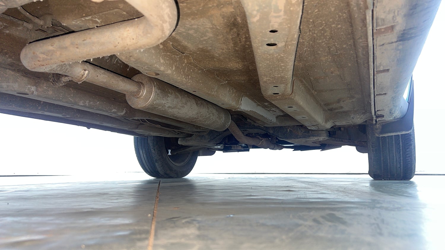 Used 2024 Tata Nexon Creative 1.2 Revotron Petrol 6AMT Petrol Automatic extra REAR RIGHT UNDERBODY VIEW