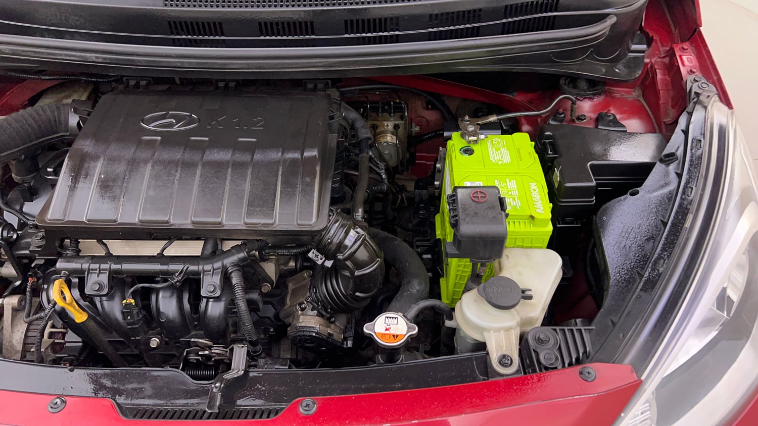Used 2014 Hyundai Xcent S 1.2 Petrol Manual engine ENGINE LEFT SIDE VIEW