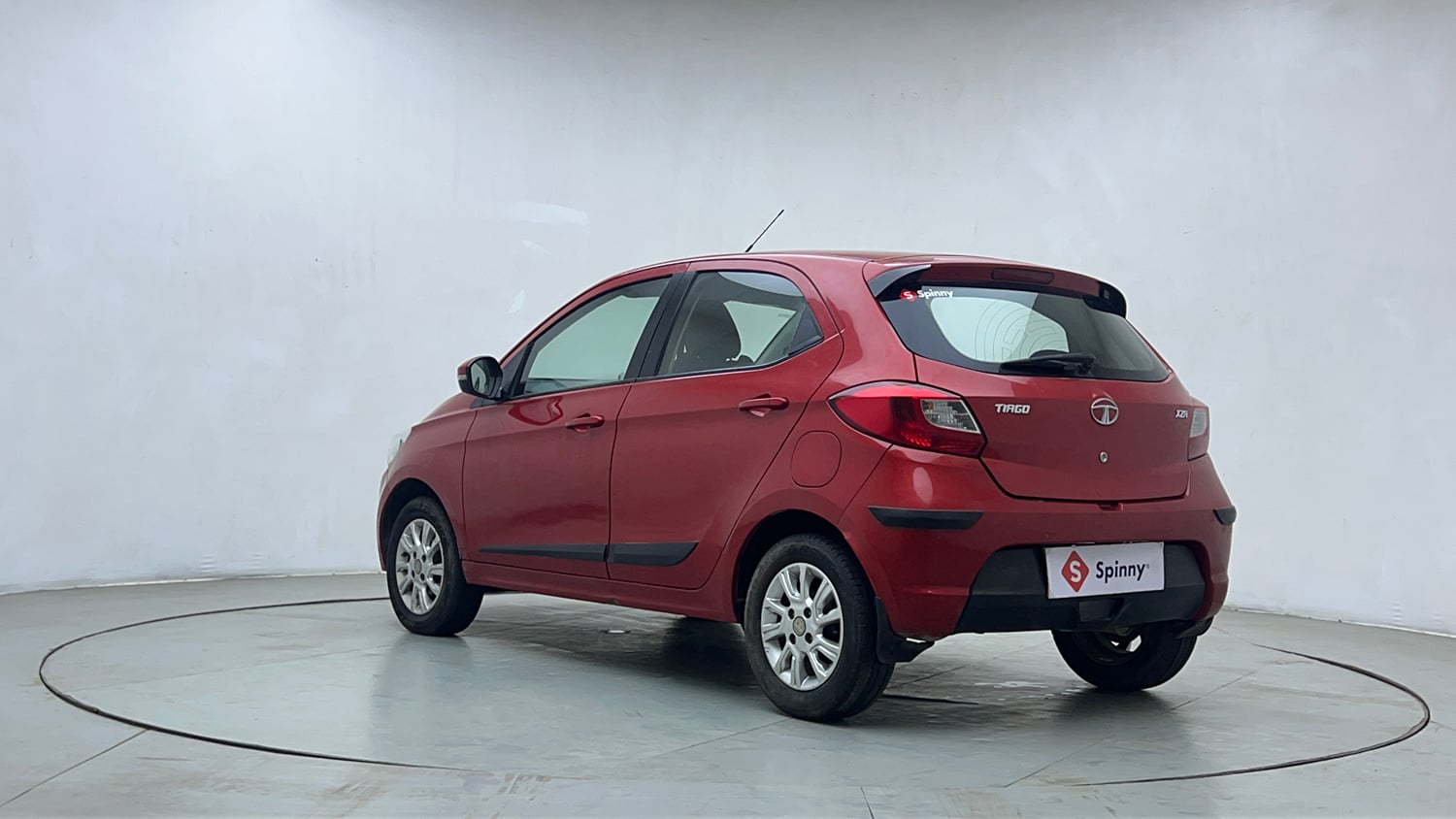 Used 2018 Tata Tiago Revotron XZA Petrol Automatic exterior LEFT REAR CORNER VIEW