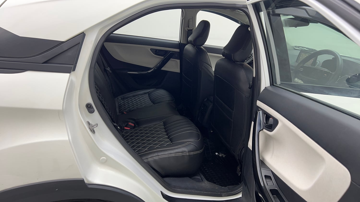 Used 2024 Tata Nexon Pure (S) 1.2 Petrol 6AMT Petrol Automatic interior RIGHT SIDE REAR DOOR CABIN VIEW