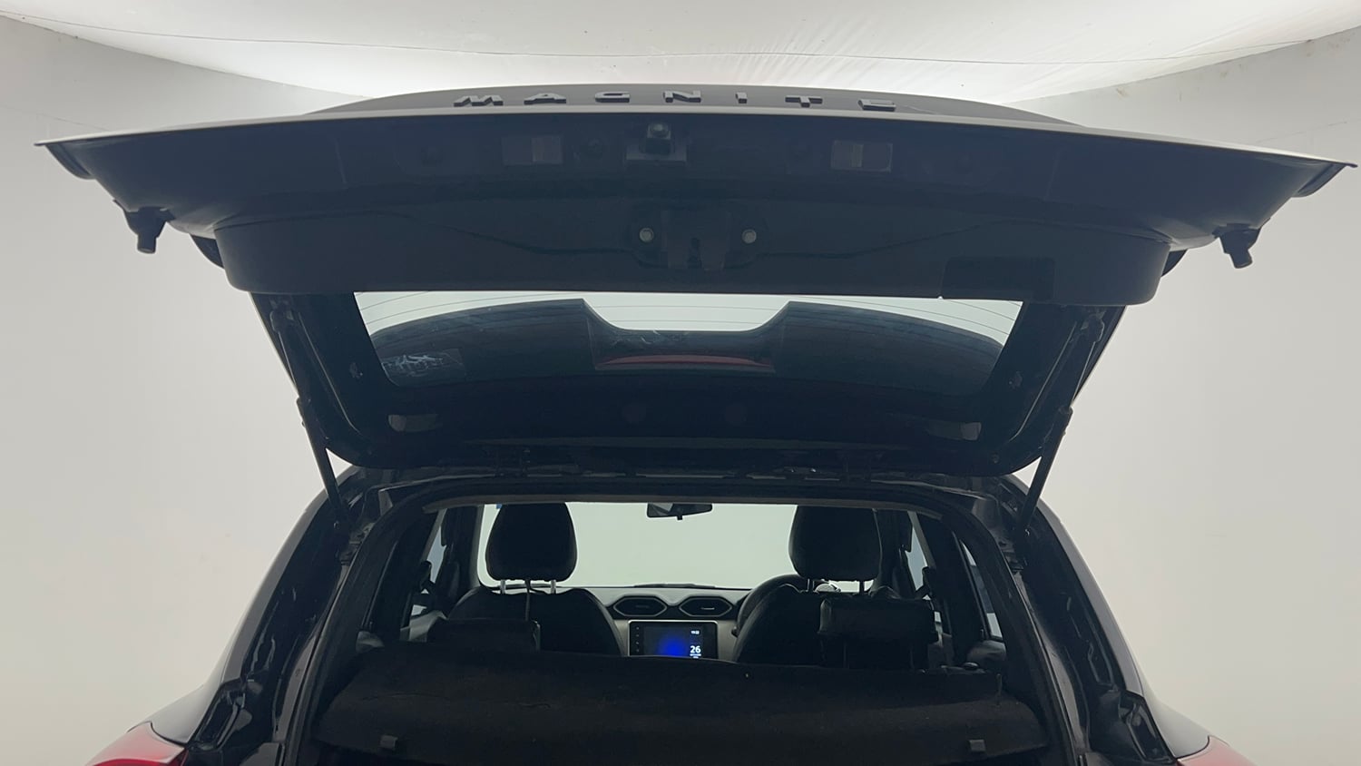 Used 2023 Nissan Magnite XV Petrol Manual interior DICKY DOOR OPEN VIEW