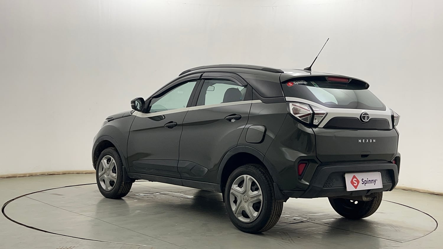 Used 2022 Tata Nexon XM (S) Petrol Manual exterior LEFT REAR CORNER VIEW